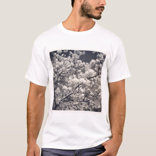 Camiseta Foto ao quadrado - Flor de Cereja (Frente)
