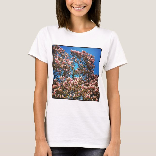 Camiseta Foto ao quadrado - Magnolia Blossom (Frente)