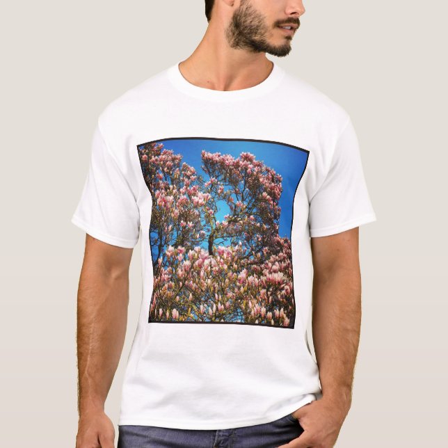 Camiseta Foto ao quadrado - Magnolia Blossom (Frente)
