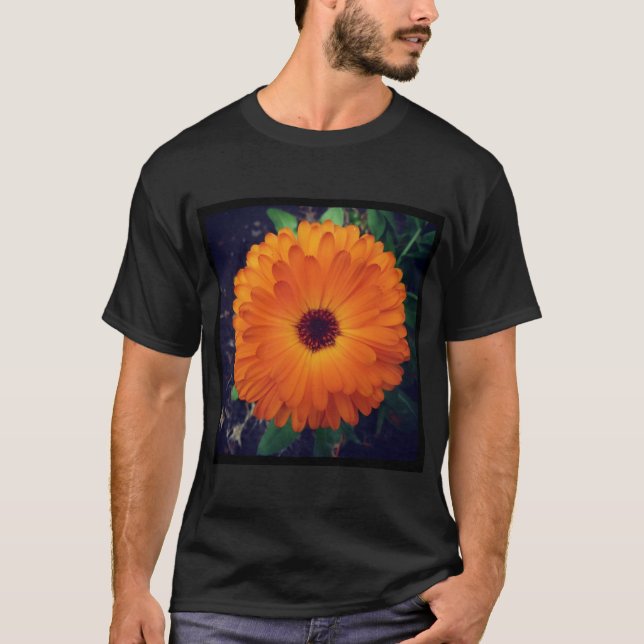 Camiseta Foto ao quadrado - Marigold (Frente)