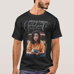 Camiseta Foto Arqueada de Graduação Graduado