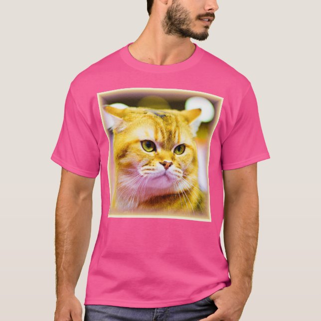 Camiseta Foto bonita de um gato bonito. Compre agora (Frente)
