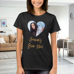 Camiseta Foto coração noiva tribo despedida de solteira<br><div class="desc">Personalize e uma foto dentro da moldura em forma de coração. Para chás de noiva e festas de despedida de solteira.</div>