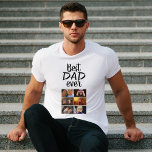 Camiseta Foto da família de colagem de fotos do melhor Pai<br><div class="desc">Melhor Pai 6 Foto Collage Family Foto Padrão T-shirt. Adicione 6 fotos da família. Esta caneca personalizada é um presente perfeito para um pai para o Dia do Pai,  o aniversário ou o Natal.</div>