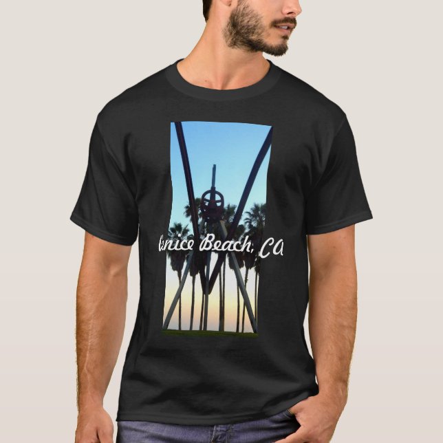 Camiseta Foto da lembrança de Califórnia do céu da praia de (Frente)