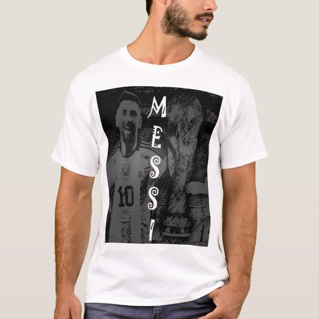 Camiseta Foto da Lionel MessiWorld Cup (Frente)