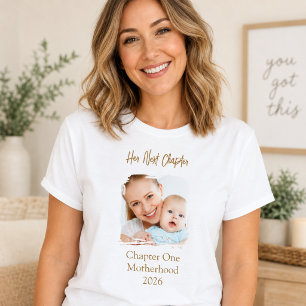 Camiseta Foto da Mãe do Seu Próximo Capítulo