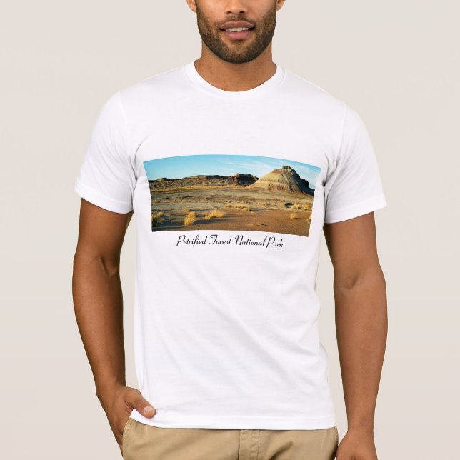 Camiseta Foto da paisagem da arizona do deserto da floresta (Frente)