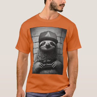 Camiseta Foto da Preguiça Não é Rápida Não é Furiosa