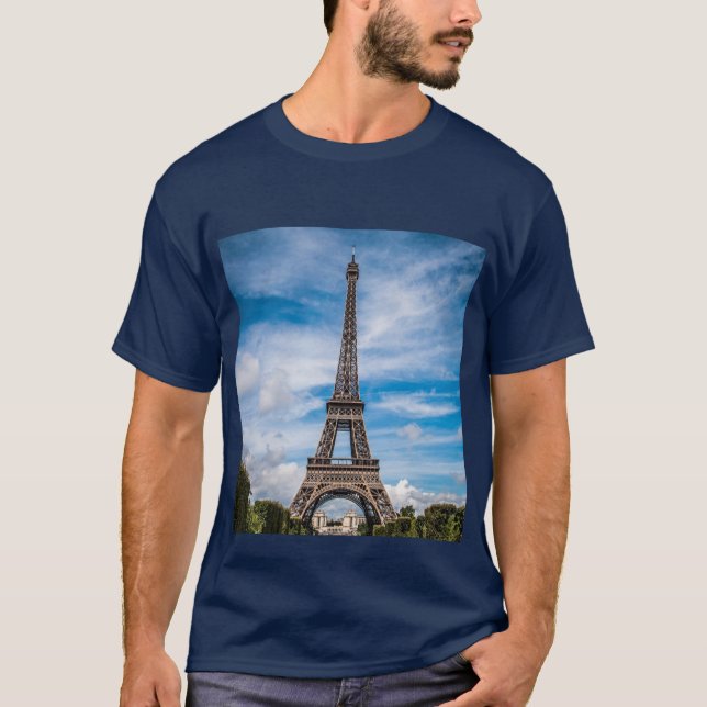 Camiseta Foto da torre Eiffel (Frente)