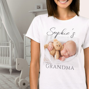 Camiseta Foto da vovó personalizada