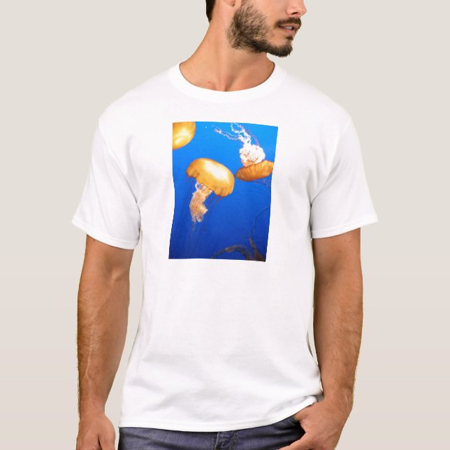 Camiseta Foto de água-viva (Frente)