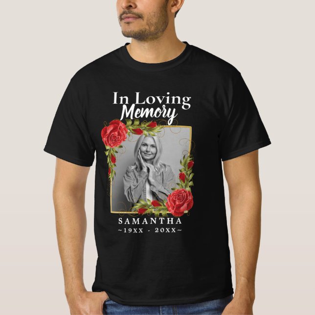 Camiseta Foto de amor Perda de Memória da Camisa-Mãe (Frente)