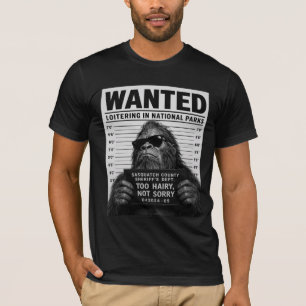 Camiseta Foto de Bigfoot Preso