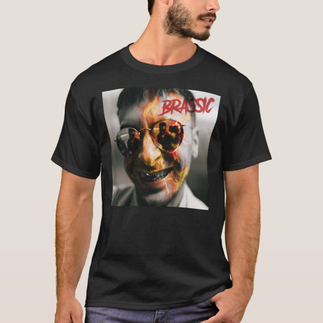 Camiseta Foto de Brassic Gilgun, design Clássica, T-Shirt (Frente)