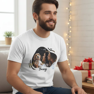 Camiseta Foto de Cachorro Pet Bootleg Design Retrô Vintage