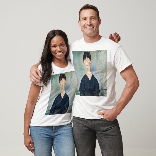Camiseta Foto de cantora de café Amedeo Modigliani (Unissex)