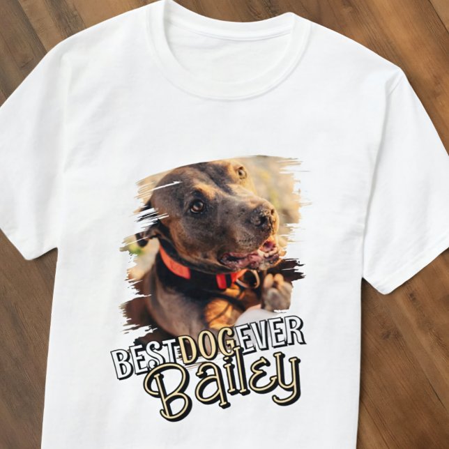 Camiseta Foto de Cão de Pet Personalizado, Legal, Reproduti (Criador carregado)