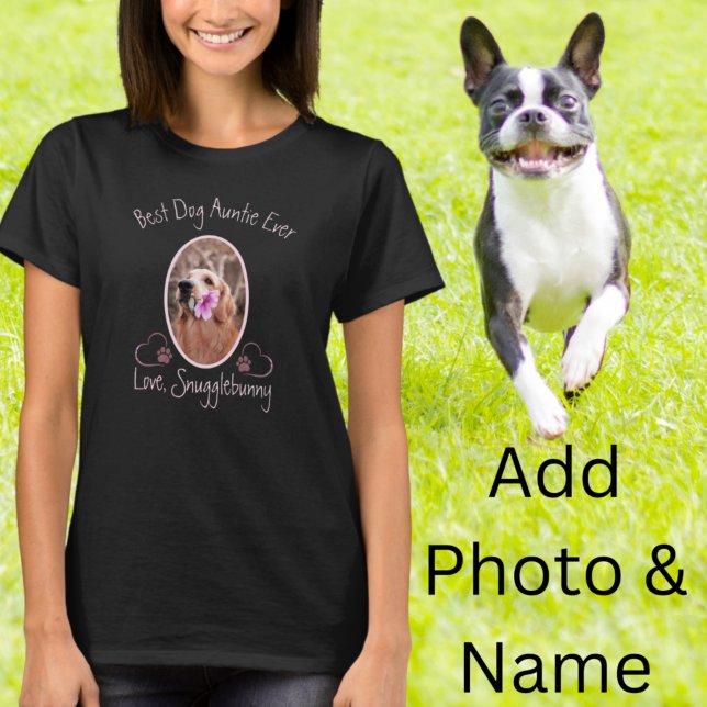 Camiseta Foto de Cão Melhor Cão Um Cão Sempre Foto Imprimid (Criador carregado)