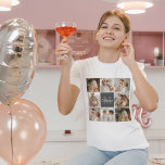 Camiseta Foto de Colagem da Família Moderna e Presente Pers<br><div class="desc">Capture os momentos animadores de sua família moderna em uma bela foto de colagem. Celebre o riso, o amor e as memórias queridas com essa obra-prima personalizada, disponível exclusivamente no Zazzle. Crie uma montagem impressionante que encapsula a essência da sua dinâmica familiar única - de celebrações de marcos para aventuras...</div>