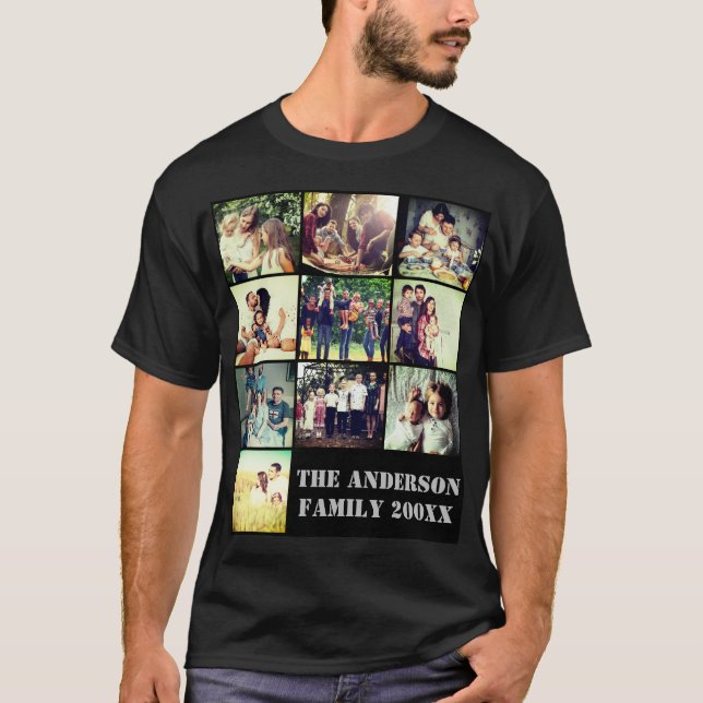 Camiseta Foto de colagem personalizada (Frente)