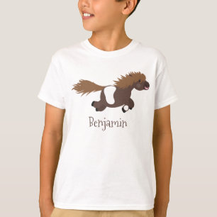 Camiseta Foto de desenho animado de Shetland em circulação