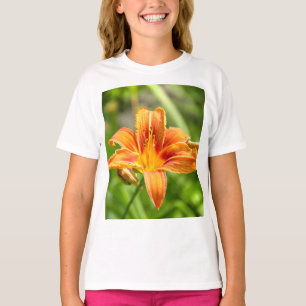 Camiseta Foto de flor Lily grande e bonita