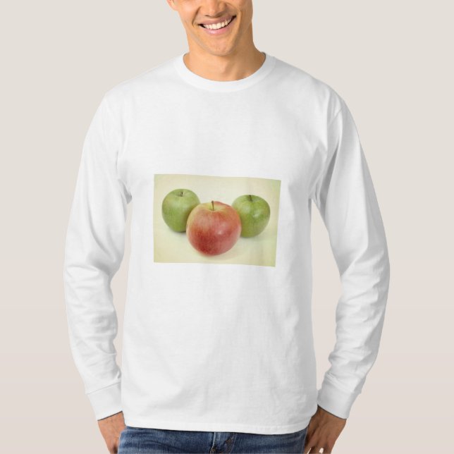 Camiseta Foto de Fruta de Maçãs (Frente)