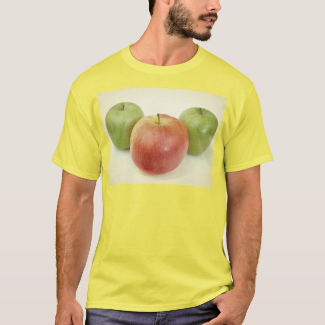 Camiseta Foto de Fruta de Maçãs (Frente)