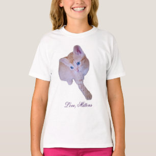Camiseta Foto de gatinho fofo, nome