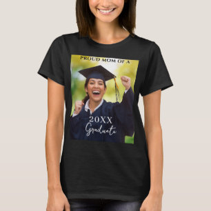 Camiseta Foto de Graduação Orgulhosa Mãe T-Shirt