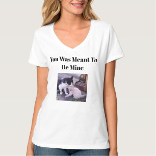 Camiseta Foto de Humor de Gato Para Ser Meu