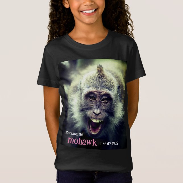 Camiseta Foto de macaco engraçado (Frente)