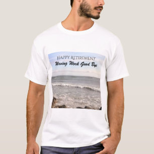 Camiseta Foto de Ondas do Oceano Atlântico Feliz Reforma T