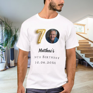 Camiseta foto de ouro 70