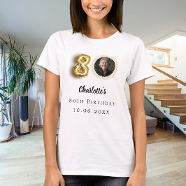 Camiseta foto de ouro 80