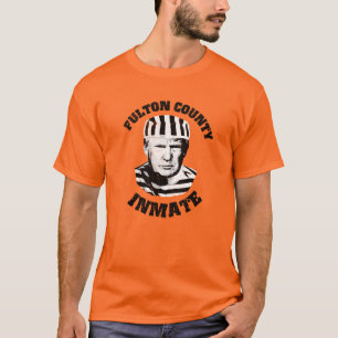 Camiseta Foto de preso na prisão do Condado de Fulton