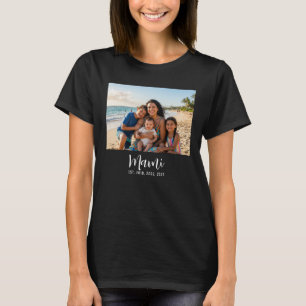 Camiseta Foto de Roteiro Estabelecido Mami