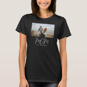 Camiseta Foto de Roteiro Estabelecido pela Mamãe