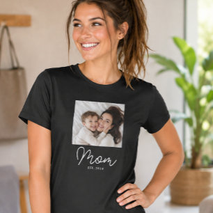 Camiseta Foto de Roteiro Estabelecido pela Mamãe