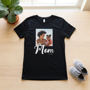 Camiseta Foto de Roteiro Estabelecido pela Mamãe