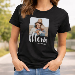 Camiseta Foto de Roteiro Estabelecido pela Mamãe