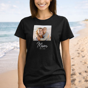 Camiseta Foto de Roteiro Estabelecido pela Mamãe