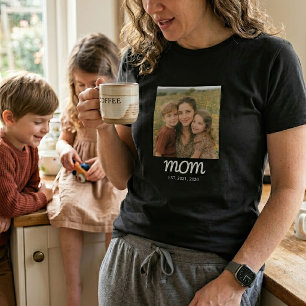 Camiseta Foto de Roteiro Estabelecido pela Mamãe