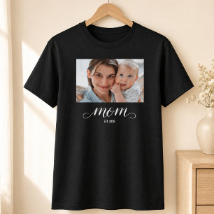 Camiseta Foto de Roteiro Estabelecido pela Mamãe
