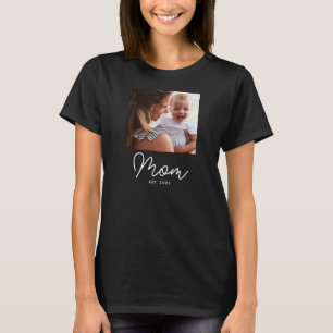 Camiseta Foto de Roteiro Estabelecido pela Mamãe