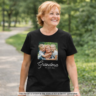 Camiseta Foto de Roteiro Estabelecido pela Vovó