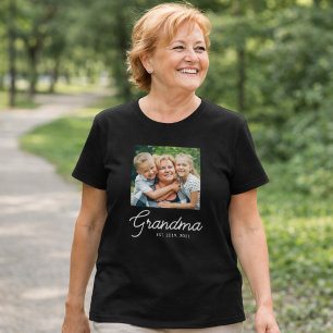 Camiseta Foto de Roteiro Estabelecido pela Vovó