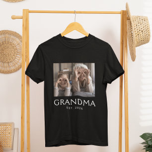 Camiseta Foto de Tipografia Estabelecida pela Vovó