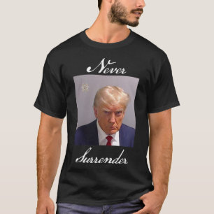 Camiseta Foto de Trump Nunca Se Rende
